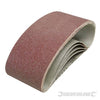Nastri abrasivi 75 x 457mm in ossido di alluminio per levigatrici a nastro offerta silverline Silverline