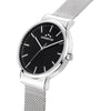 Orologio CHRONOSTAR uomo Metropol tempo acciaio mesh / nero