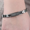 Bracciale MASERATI uomo acciaio / pelle