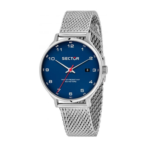 Orologio SECTOR uomo 370 datario acciaio / blu