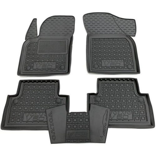 Tappetini di gomma su misura per Volvo V50 (2004-2012)