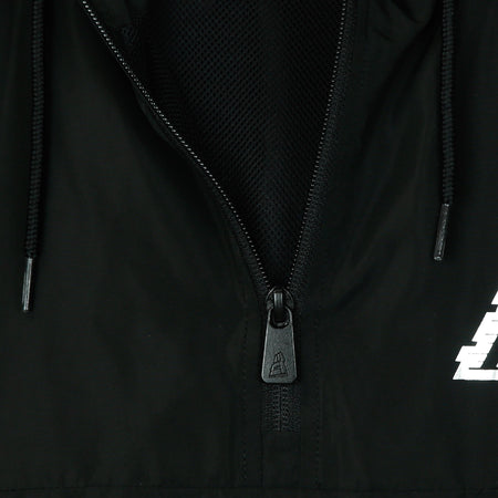 NEW ERA Giacca a Vento Infilabile Uomo Nba Metallic Windbreaker Loslak Black da uomo