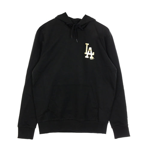 NEW ERA Felpa Leggera Cappuccio Uomo Mlb Metallic Hoodie Losdod Black da uomo