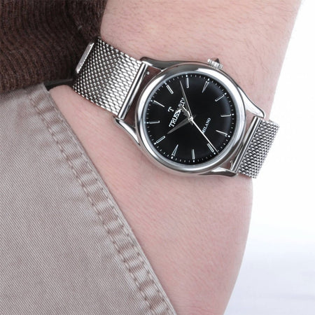 Orologio TRUSSARDI uomo T-light acciaio / nero