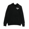NEW ERA Felpa Cappuccio Uomo Nfl Back Logo Po Hoodie Lasrai Black/white da uomo