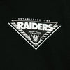 NEW ERA Felpa Cappuccio Uomo Nfl Back Logo Po Hoodie Lasrai Black/white da uomo