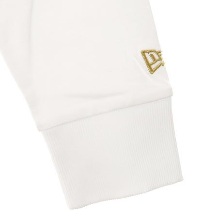NEW ERA Felpa Leggera Cappuccio Uomo Mlb Metallic Hoodie Neyyan White da uomo