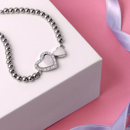 Bracciale MORELLATO donna Love acciaio doppio cuore