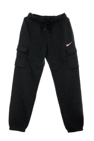 Nike Pantalone Tuta Felpato Donna W Sportswear Cargo Loose Pant Black da donna