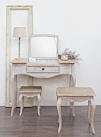 Consolle "Clarisse" struttura in legno paulownia con piano impiallacciato per interni