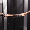 Bracciale MORELLATO uomo Tennis acciaio oro rosa / cristalli neri