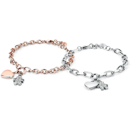 Bracciale MORELLATO donna Talismani acciaio cuore / bimbo