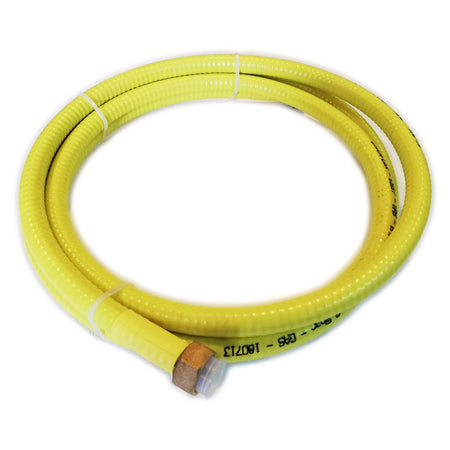 Tubo flessibile gas in acciaio inox per cucina con guaina e staffe