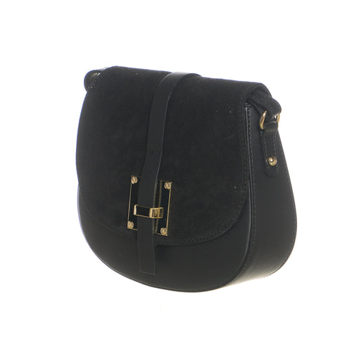 Jole - Borsa a spalla Nera da Donna in Pelle