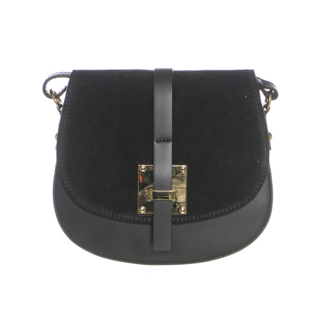 Jole - Borsa a spalla Nera da Donna in Pelle