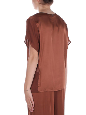 Manila Grace Camicie Marrone da donna
