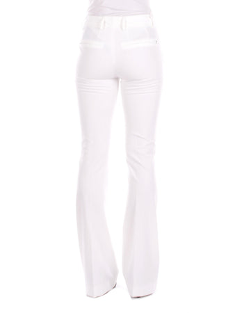 Dondup Pantaloni Bianco da donna