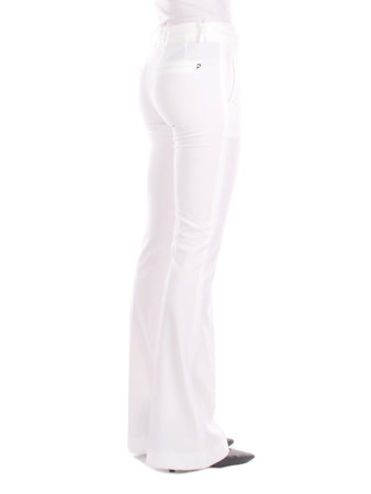 Dondup Pantaloni Bianco da donna