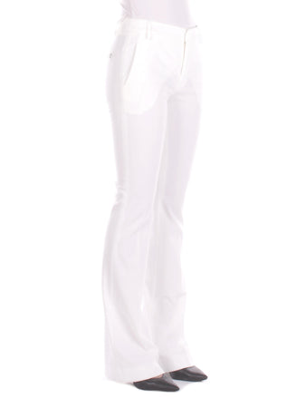 Dondup Pantaloni Bianco da donna