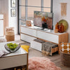 Mobile porta TV Goteborg per interno 188 x 40 x 55,5h cm