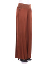 Manila Grace Pantaloni Marrone da donna