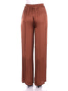Manila Grace Pantaloni Marrone da donna