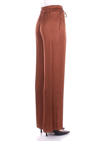 Manila Grace Pantaloni Marrone da donna