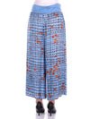 Manila Grace Pantaloni Celeste da donna