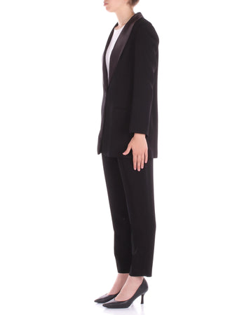 Manila Grace Pantaloni Nero da donna