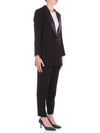 Manila Grace Pantaloni Nero da donna