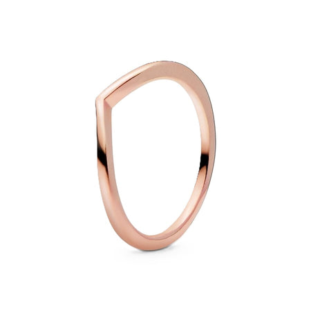 PANDORA JEWELS Mod. WISHBONE 14K ROSE GOLD-PLATED - RING - Size 50 ***SPECIAL PRICE***