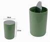 Pattumiera Cestino Secchio Rifiuti Verde Arredo Bagno Coperchio Basculante 79879