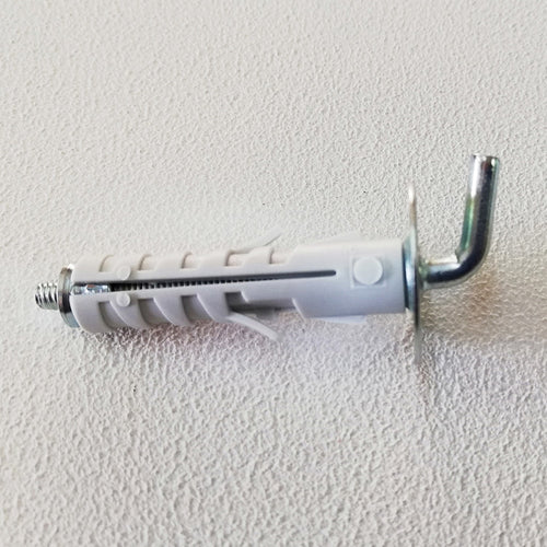 Tassello in nylon con gancio corto - 10pz