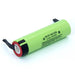 18650 Panasonic 3400mAh Pila batteria Litio 3.7V linguette a saldare lamelle