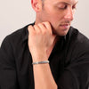 Bracciale MASERATI uomo Screw acciaio logo color oro rosa