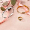 Bracciale MORELLATO donna Poetica bangle dorato / cristalli