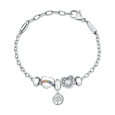 Bracciale MORELLATO donna Drops acciaio love / 3 beads