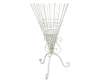 Biscottini Portaombrelli in ferro battuto finitura bianca anticata L32xPR32xH83 cm Pratico