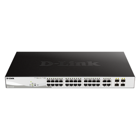 D-LINK SWITCH 28 PORTE GIGABIT DI CUI 24 POE + 4 PORTE SFP SMART MANAGED
