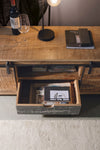 Mobile porta TV Tudor in legno di mango per interno 130 x 40 x h 50 cm