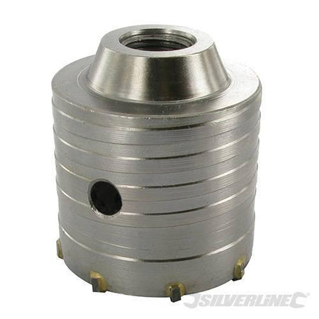 Fresa carotatrice a tazza per muri in TCT e acciaio robusto Silverline 595769 silverline