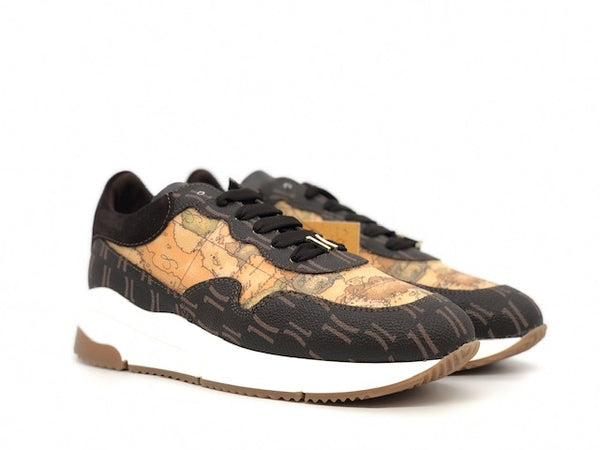 ALVIERO MARTINI 1 Classe Sneakers donna testa di moro natural geo