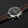 Orologio LUCIEN ROCHAT uomo GarCon cronografo pelle marrone