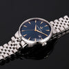 Orologio LUCIEN ROCHAT uomo GarCon data acciaio / blu