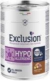 Exclusion Hypoallergenic paté Cani Adulti All Breeds coniglio e patate 400 gr