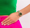 Orologio ESPRIT donna Jubilee Data acciaio dorato / verde