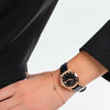 Orologio ESPRIT donna Jubilee Data pelle nero / oro rosa