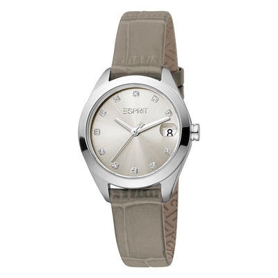 Orologio ESPRIT donna Jubilee Data pelle beige / argento