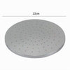 Soffione Per Doccia Anticalcare In Abs Cromato Effetto Pioggia Tondo 22 Cm 59226