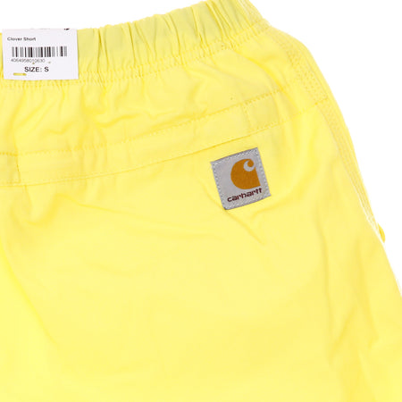 CARHARTT WIP Pantalone Corto Uomo Clover Short Limoncello Stone Washed da uomo